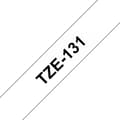 Miniatyrbild 1 av 10: Tape BROTHER TZE131 12mm svart på klar