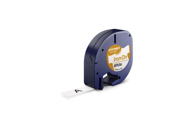 Tape DYMO LetraTAG Iron on svart på vit