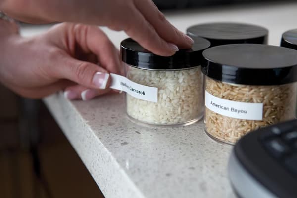 Tape LetraTAG plast 12mm svart på vit