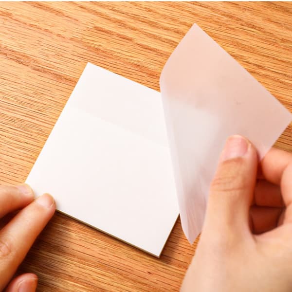 INF Transparenta Självhäftande Notislappar, 10-pack (500 blad)  M