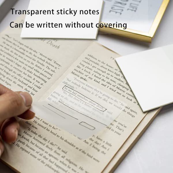 INF Transparenta Självhäftande Notislappar, 10-pack (500 blad)  M