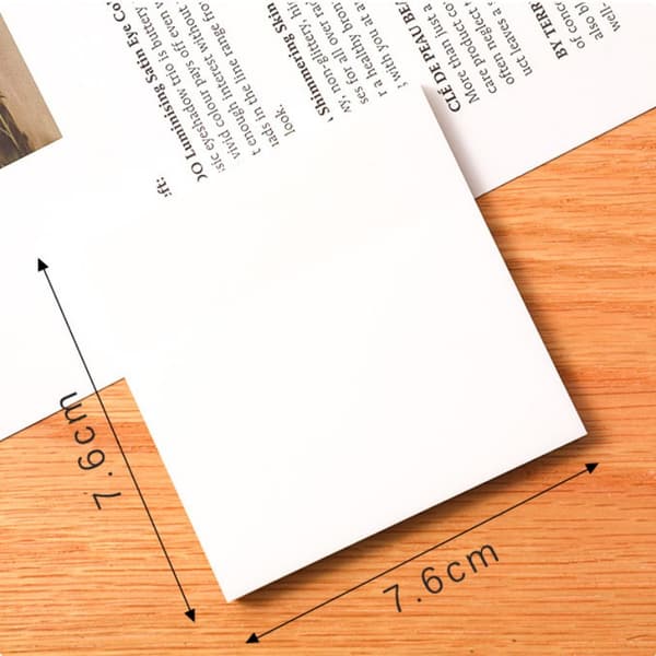 INF Transparenta Självhäftande Notislappar, 10-pack (500 blad)  M