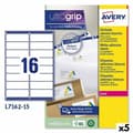 Pikkukuva 1 / 2: Tulostintarrat Avery L7162 Valkoinen 15 Levyt 99,1 x 33,9 mm (5 osaa)