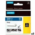 Pikkukuva 1 / 2: Laminoitu teippi tarrakoneelle Dymo Rhino 19 mm x 5,5 m Sininen Valkoinen Vinyylit (5 osaa)