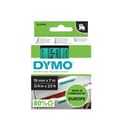 Miniatyrbillede 3 af 3: Lamineret tape til mærkningsmaskiner Dymo D1 45809 LabelManager™ Sort Grøn (5 enheder)