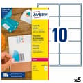 Miniatyrbild 1 av 2: Etiketter till Skrivare Avery L4612 Vit 25 Blad 99,1 x 57 mm (5 antal)