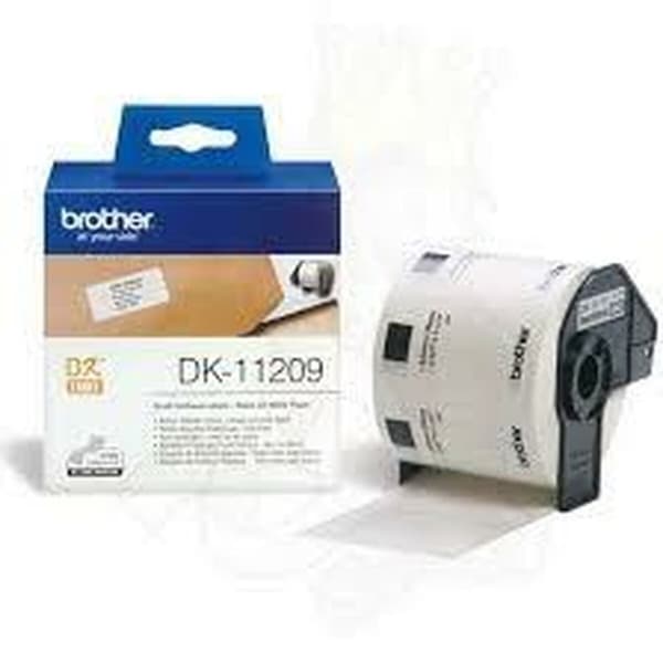 Tulostintarrat Brother DK-11209 Musta/valkoinen 62 x 29 mm (3 osaa)