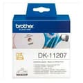 Pikkukuva 3 / 3: Tulostintarrat Brother DK-11207 CD/DVD ø 58 mm Musta/valkoinen