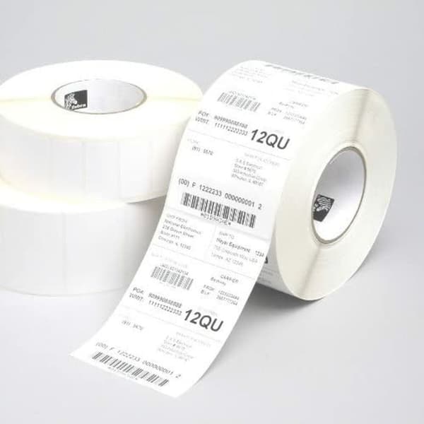 Tarrarulla Zebra 880026-203 102 x 203 mm Valkoinen