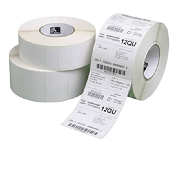Ruller med etiketter Zebra 800294-605 102 x 152 mm Hvid