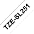 Pikkukuva 3 / 4: Laminoitu teippi tarrakoneelle Brother TZe-SL251 Valkoinen Musta (1 osaa)