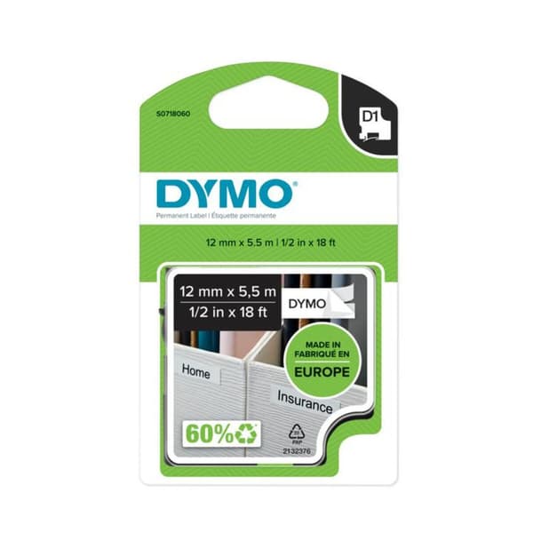 Lamineret tape Dymo S0718060
