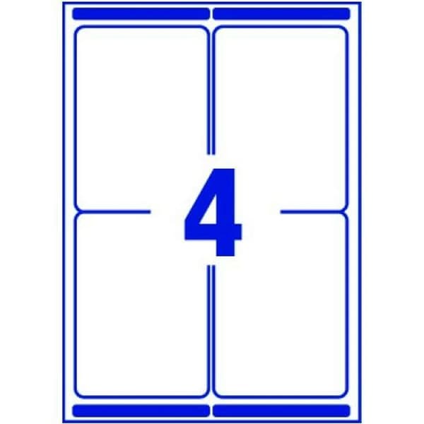 Etiketter till Skrivare Avery L7169 Vit 100 Blad 99,1 x 139 mm (5 antal)