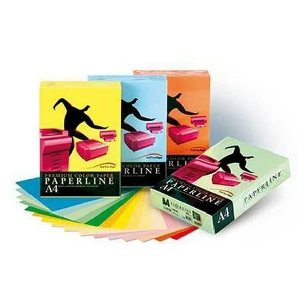 Skrivarpapper Fabrisa Paperline Premium A4 80 g/m² 500 Blad Gul (5 antal)