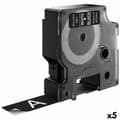 Miniatyrbillede 1 af 3: Lamineret tape til mærkningsmaskiner Dymo D1 45811 LabelManager™ Hvid Sort (5 enheder)