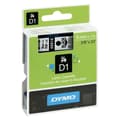 Miniatyrbillede 2 af 3: Lamineret tape til mærkningsmaskiner Dymo D1 40910 9 mm LabelManager™ Gennemsigtig Sort (5 enheder)