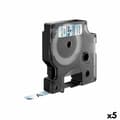 Miniatyrbillede 1 af 3: Lamineret tape til mærkningsmaskiner Dymo D1 40910 9 mm LabelManager™ Gennemsigtig Sort (5 enheder)