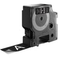 Miniatyrbillede 2 af 3: Lamineret tape til mærkningsmaskiner Dymo D1 53721 24 mm LabelManager™ Hvid Sort (5 enheder)