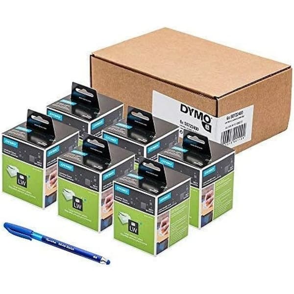 Printer labels Dymo 99012 LabelWriter™ 36 x 89 mm Hvid Sort