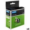 Miniatyrbillede 1 af 2: Ruller med etiketter Dymo LW11355 19 x 51 mm Hvid Sort (6 enheder)