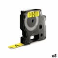 Miniatyrbilde 1 av 3: Lamineringsteip for merkemaskin Dymo D1 45018 12 mm LabelManager™ Gul Svart (5 enheter)