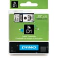 Miniatyrbilde 2 av 3: Lamineringsteip for merkemaskin Dymo D1 45010 12 mm LabelManager™ Gjennomsiktig Svart (5 enheter)