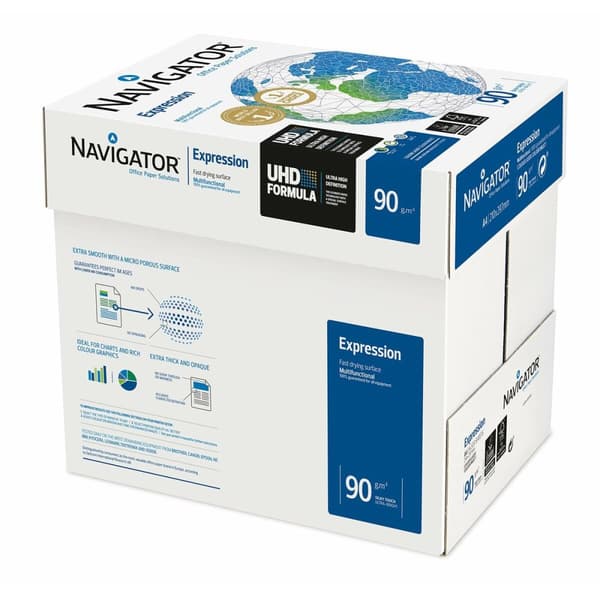 Skriverpapir Navigator Expression Hvit A4 5 Deler