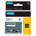 Miniatyrbilde 2 av 2: Lamineringsteip for merkemaskin Dymo Rhino Svart Hvit (5 enheter)