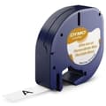 Miniatyrbilde 2 av 2: Lamineringsteip for merkemaskin Dymo 18769 12 mm x 2 m Svart Hvit Tekstil (10 enheter)