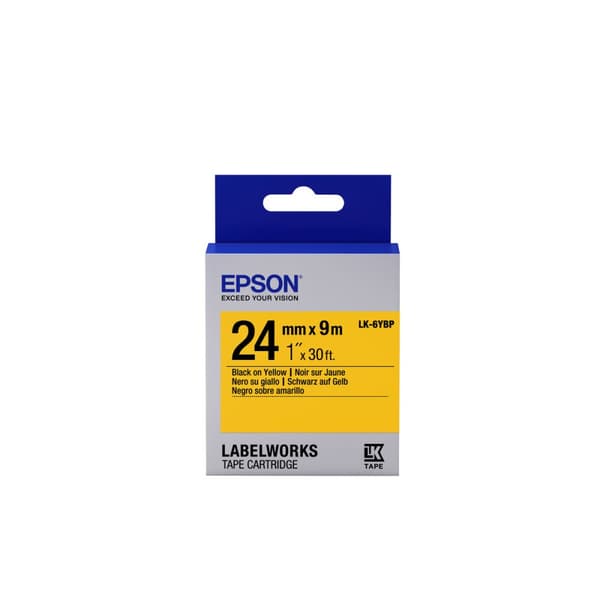 Etiketter Epson C53S656005 Svart Svart/Gul