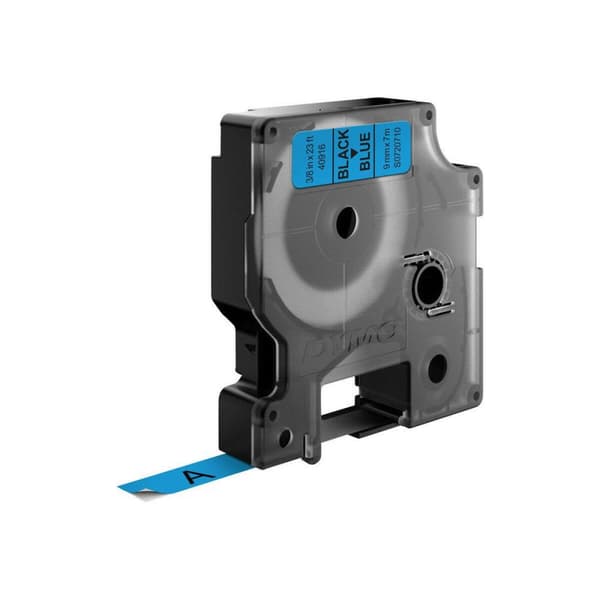 Laminoitu teippi tarrakoneelle Dymo D1 40916 9 mm LabelManager™ Musta Sininen (5 osaa)
