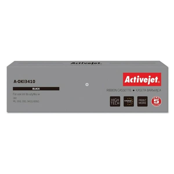 Alkuperäinen pistematriisiteippi Activejet A-OKI3410 Musta