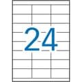 Miniatyrbild 1 av 2: Självhäftande etiketter Apli 1272 100 Blad 70 x 35 mm Vit