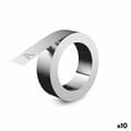 Miniatyrbillede 1 af 6: Lamineret tape til mærkningsmaskiner Dymo 31000 Rhino™ 12 mm Aluminium (10 enheder)
