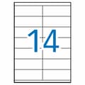 Pikkukuva 3 / 3: Liimaetiketit Apli 1275 100 Levyt 105 X 40 mm Valkoinen