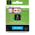 Pikkukuva 2 / 3: Laminoitu teippi tarrakoneelle Dymo D1 45015 12 mm LabelManager™ Valkoinen Punainen Musta (5 osaa)