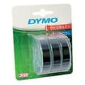 Pikkukuva 2 / 2: Laminoitu teippi tarrakoneelle Dymo 84773 9 mm x 3 m Musta Valkoinen (5 osaa)