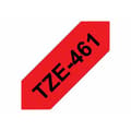 Pikkukuva 2 / 4: Laminoitu teippi tarrakoneelle Brother Cinta laminada 36mm Musta/Punainen