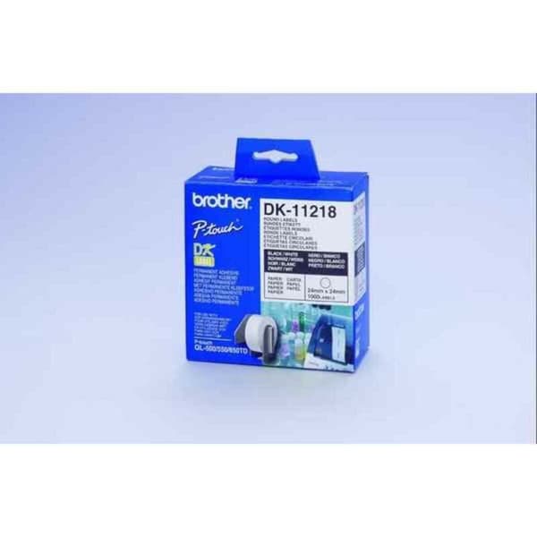 Etiketter till Skrivare Brother DK11218 Vit