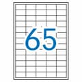 Miniatyrbild 3 av 3: Självhäftande etiketter Apli 1283 Vit 100 Blad 38 x 21,2 mm