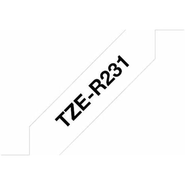 Punktmatris Original Brother TZE-R231 Svart/Vit