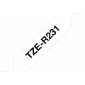 Miniatyrbild 3 av 4: Punktmatris Original Brother TZE-R231 Svart/Vit