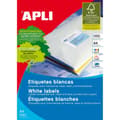Miniatyrbild 2 av 2: Självhäftande etiketter Apli 1273 100 Blad 70 x 37 mm Vit