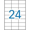 Miniatyrbild 1 av 2: Självhäftande etiketter Apli 1273 100 Blad 70 x 37 mm Vit