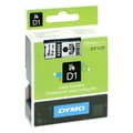 Miniatyrbillede 2 af 3: Lamineret tape til mærkningsmaskiner Dymo D1 45803 LabelManager™ Hvid Sort (5 enheder)