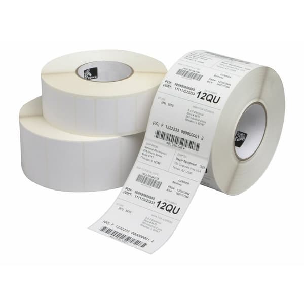 Ruller med etiketter Zebra 76180 102 x 152 mm Hvid (4 enheder)