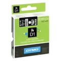 Pikkukuva 2 / 3: Laminoitu teippi tarrakoneelle Dymo D1 45021 12 mm LabelManager™ Valkoinen Musta (5 osaa)