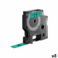 Pikkukuva 1 / 3: Laminoitu teippi tarrakoneelle Dymo D1 45019 12 mm LabelManager™ Vihreä Musta (5 osaa)