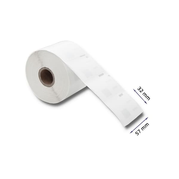 Qoltec 50235-etiketter til DYMO LW-11354 | S0722540 | 57 x 32 mm | 1000 stk