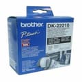 Pikkukuva 2 / 2: Jatkolomakepaperi tulostimelle Brother DK22210 29 x 30,48 mm Valkoinen Musta 80 g/m² (1 osaa)